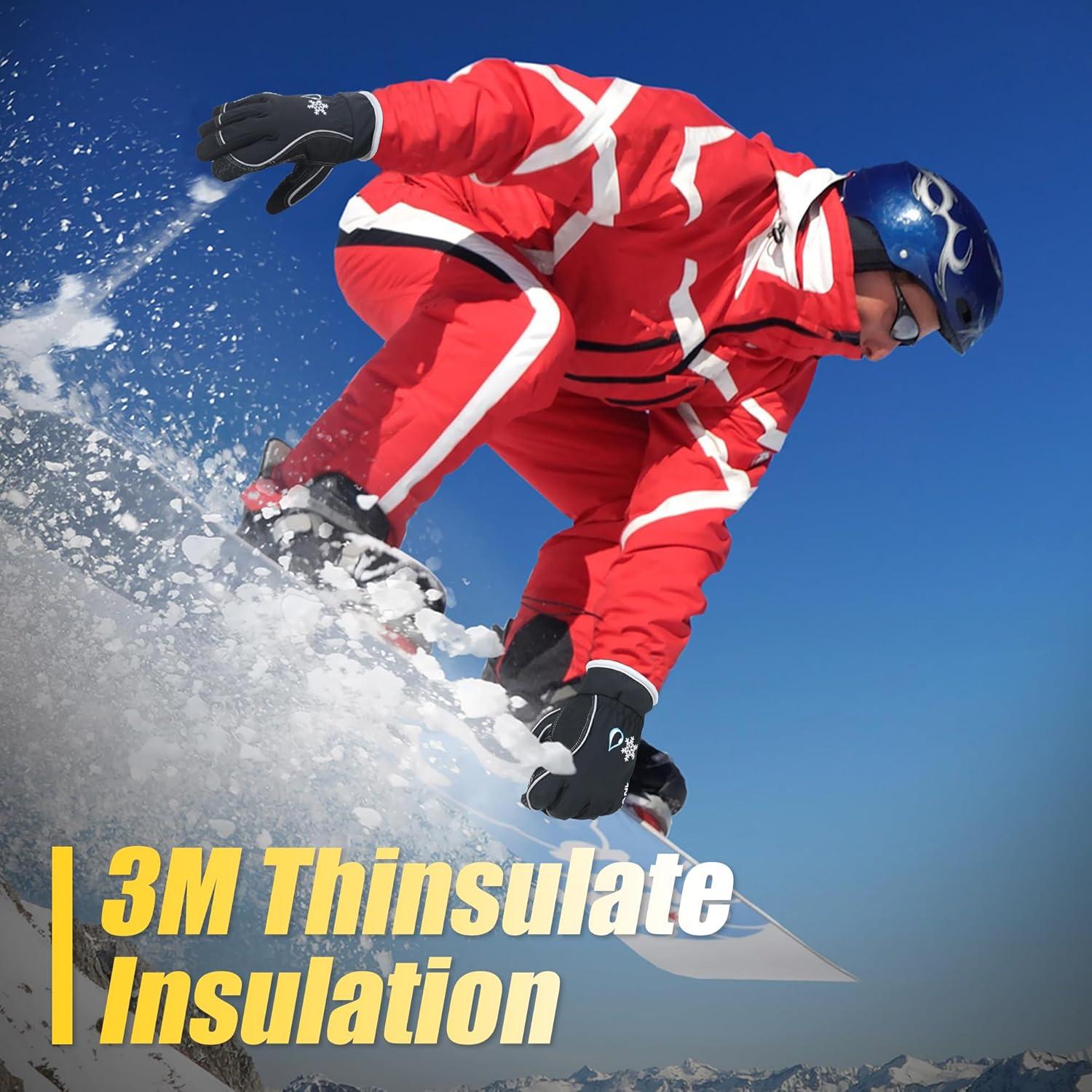 Guantes de Trabajo Impermeables Handlandy Térmicos 3M Negros