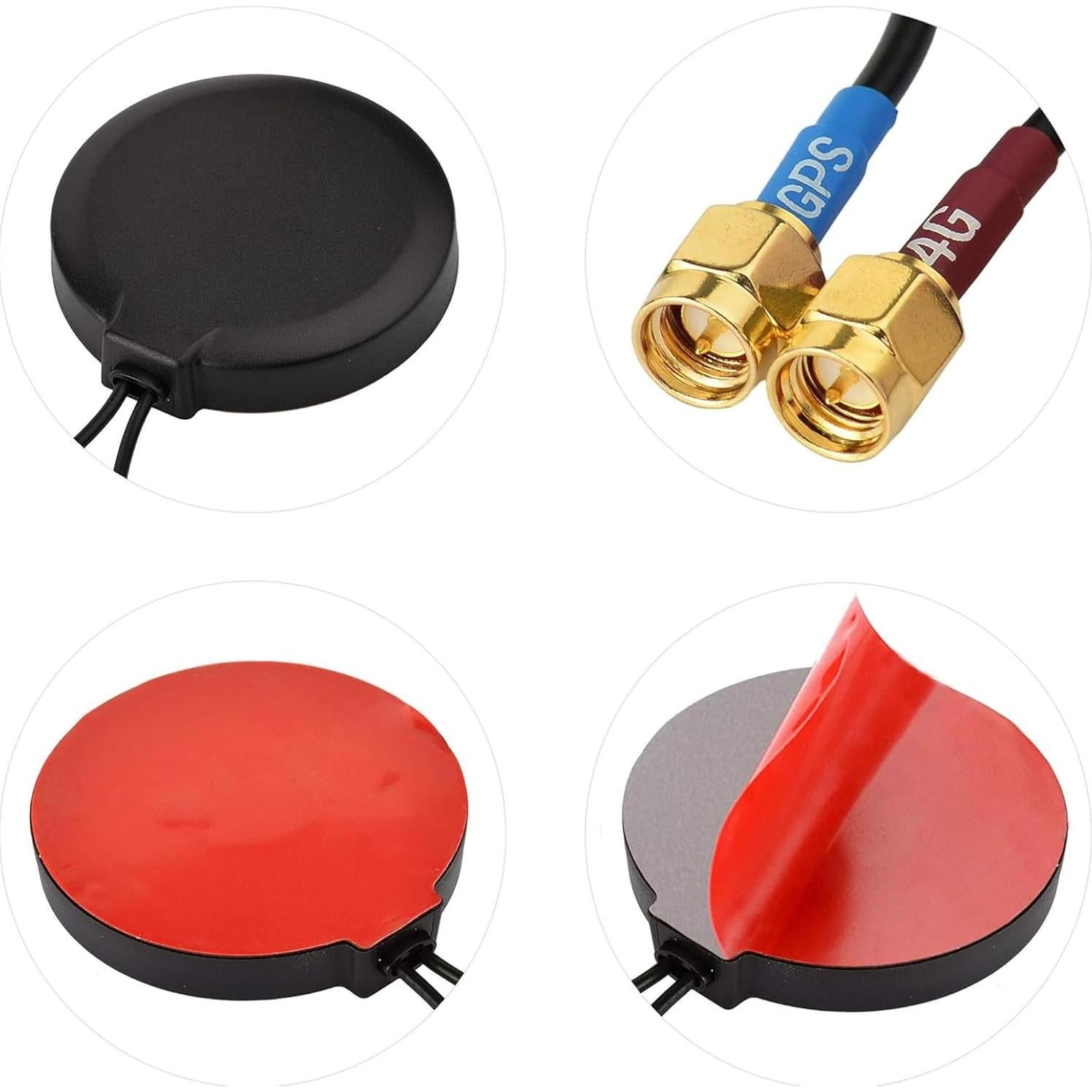 Antena GPS y 4G LTE Bingfu Magnética Adhesiva 3m