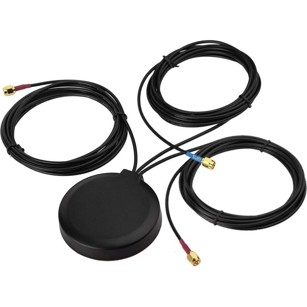Antena MIMO 4G LTE y GPS Bingfu - Montaje Magnético 3m