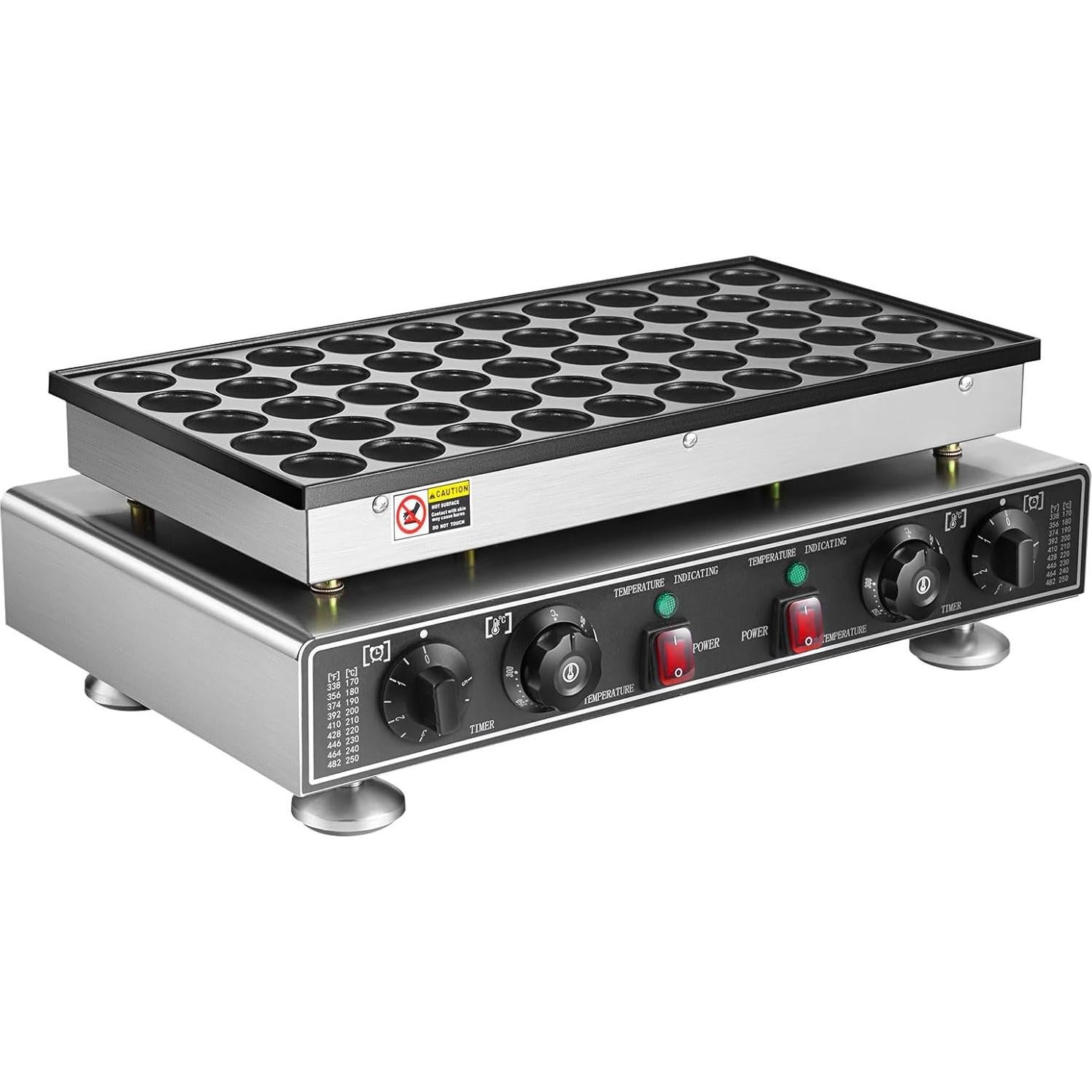 Horno Eléctrico de Mini Pancakes Leomru 1800W 50PCS