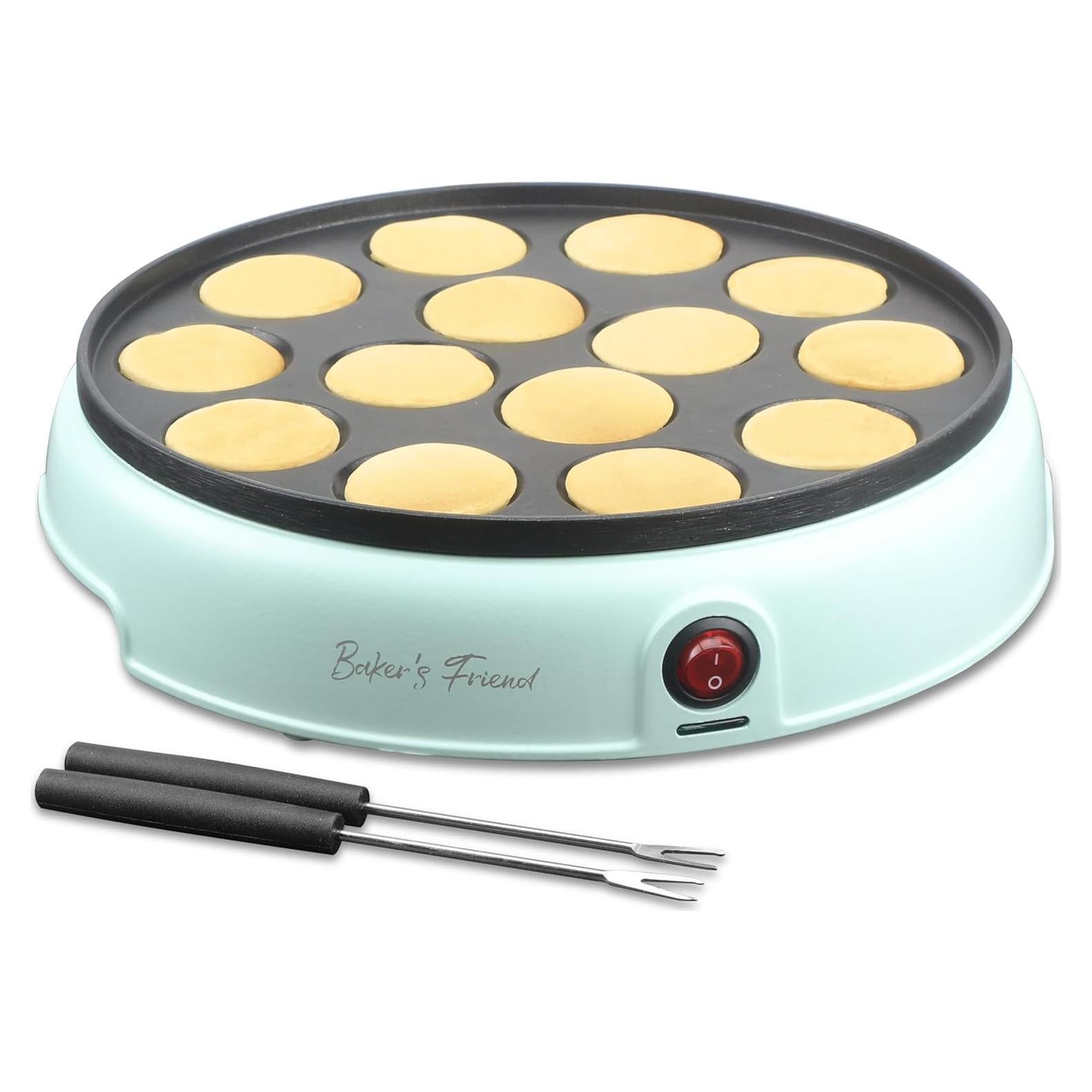 Máquina de Mini Pancakes Baker's Friend, 14 Huecos, Eléctrica