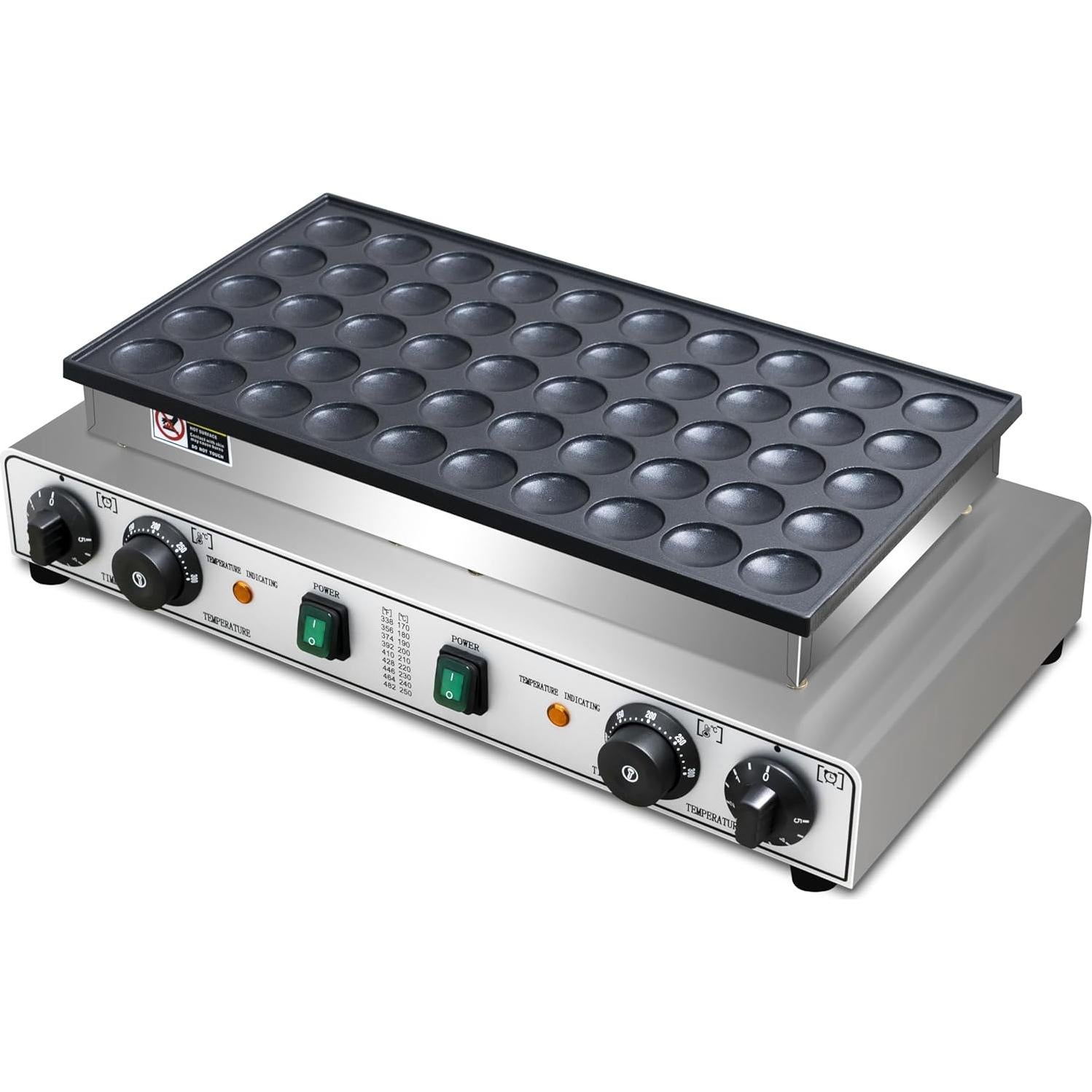 Mini Máquina de Pancakes SIJIDING 1900W 50pcs Anti-adherente