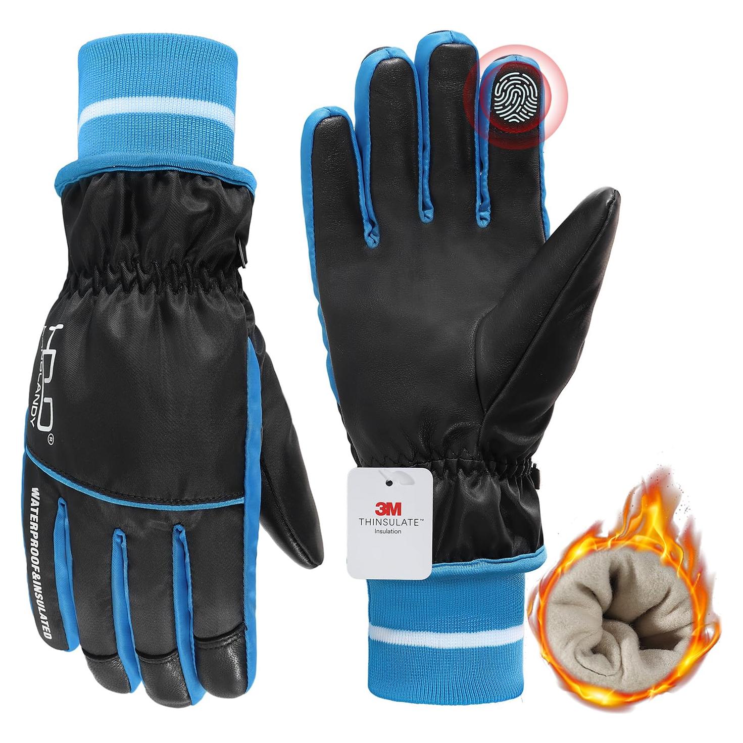 Guantes de Trabajo Impermeables Handlandy Térmicos para Invierno