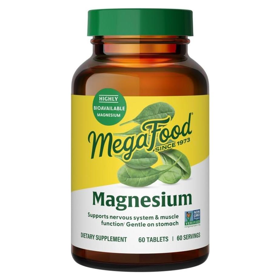 Suplemento de Magnesio MegaFood 60 Tabletas Veganas