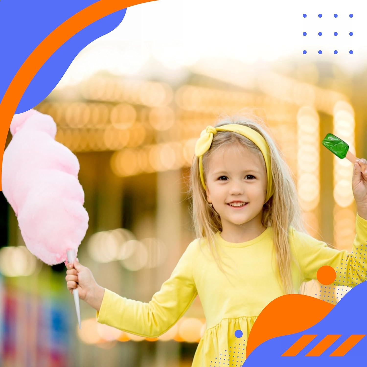 Azúcar de Algodón Eco Craft Stix - Paquete 2 Sabores 1.47 kg