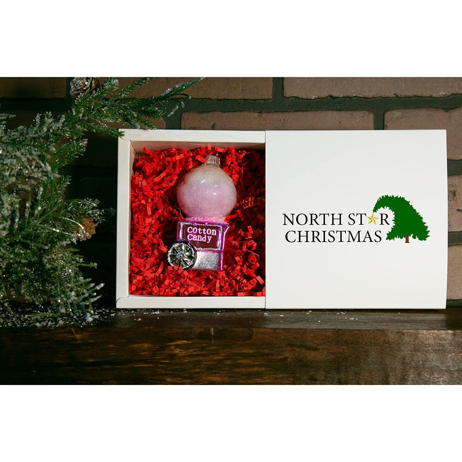 Adorno de Vidrio Máquina de Algodón de Azúcar North Star