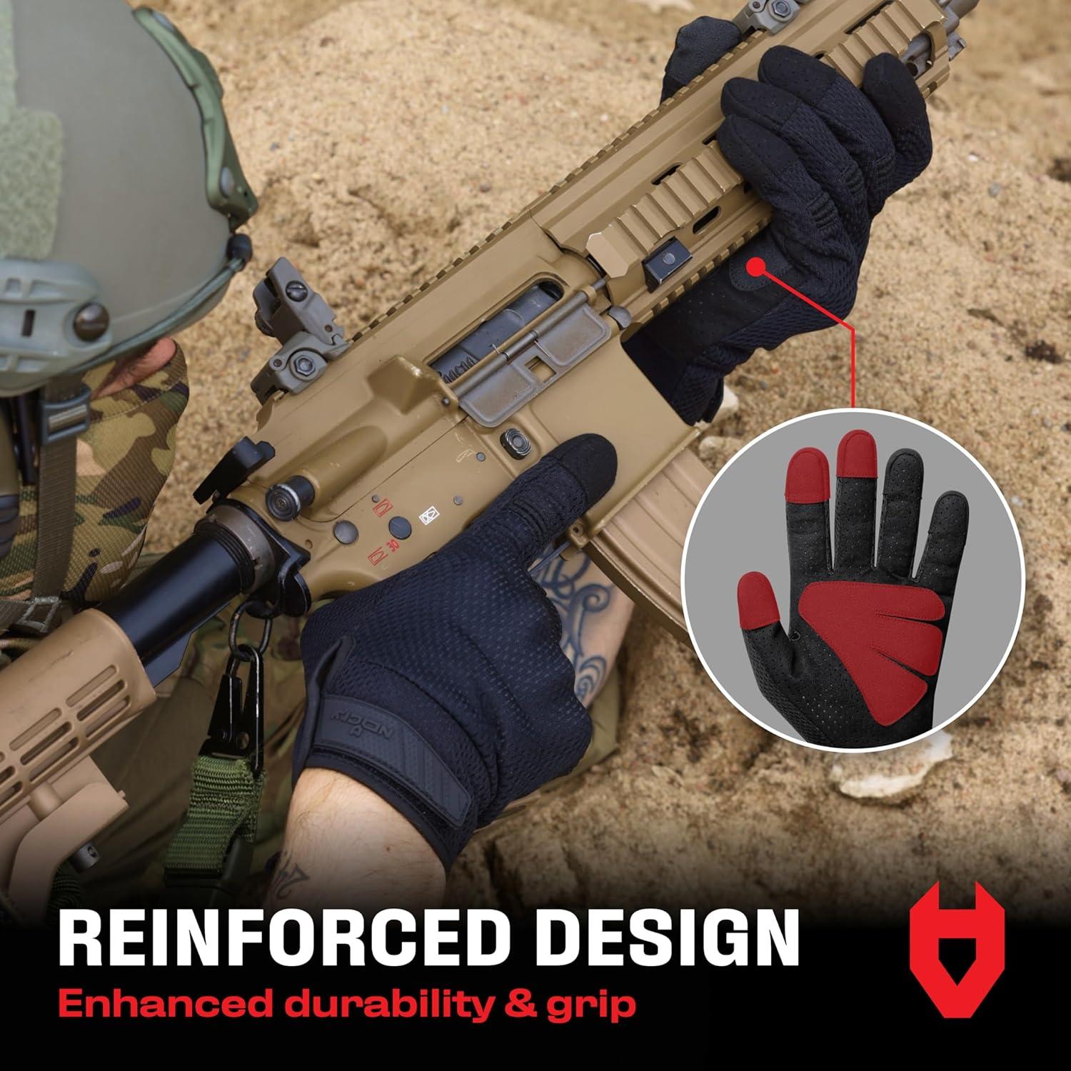 Guantes Tácticos NoCry para Hombre con Protección de Nudillos