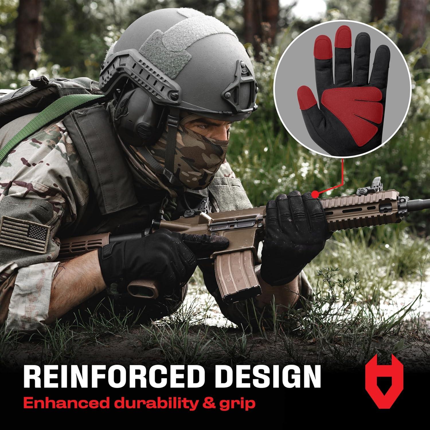 Guantes Tácticos NoCry X-Large Impermeables para Airsoft