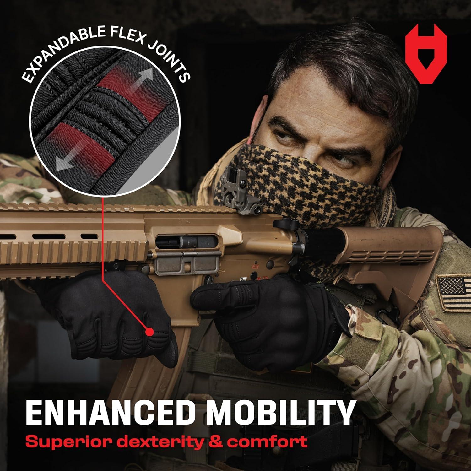 Guantes Tácticos NoCry X-Large Impermeables para Airsoft