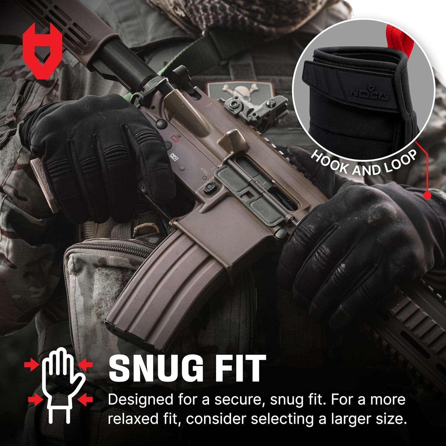 Guantes Tácticos NoCry X-Large Impermeables para Airsoft