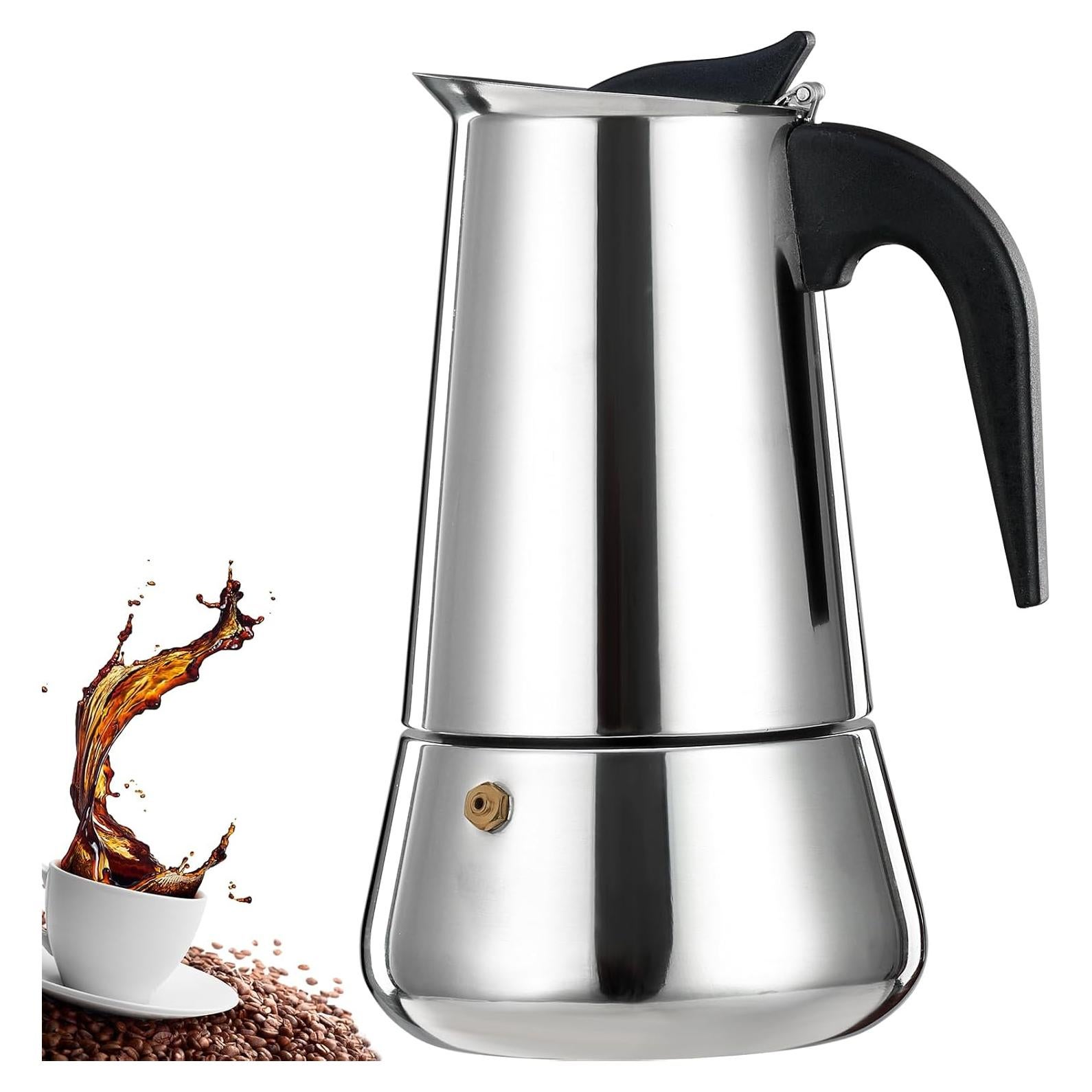Cafetera Moka DITOSH 2 Tazas Acero Inoxidable 100ml
