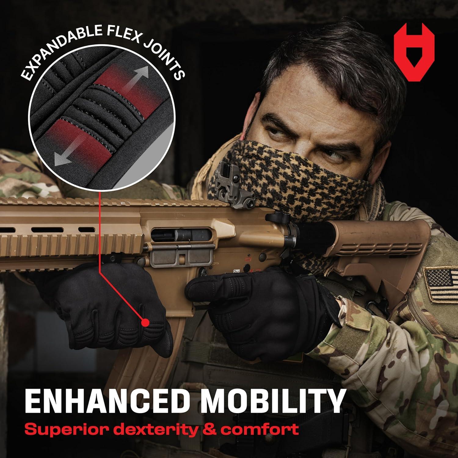 Guantes Tácticos NoCry X-Pequeño Impermeables para Airsoft