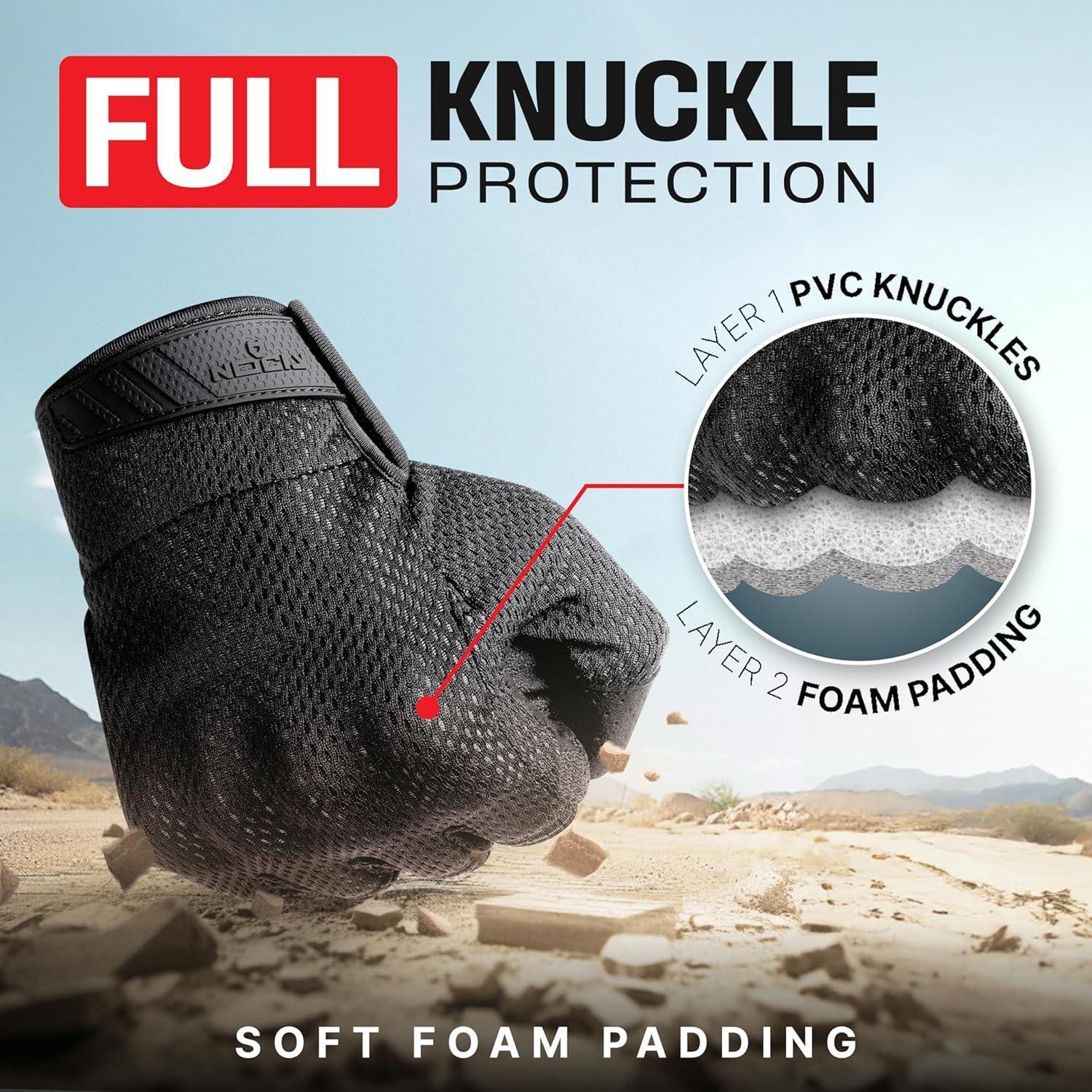 Guantes Tácticos NoCry X-Large con Protectores de Nudillos