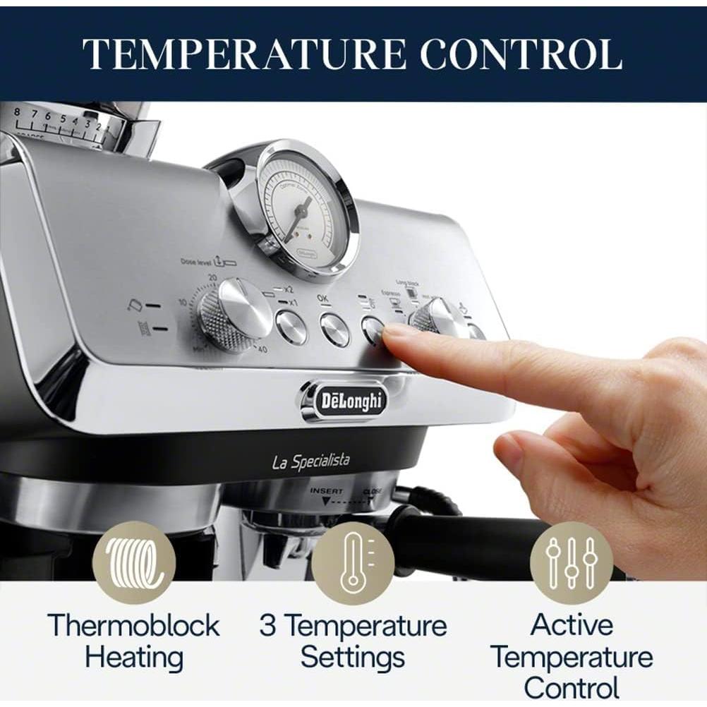 Cafetera De'Longhi La Specialista Arte Espresso 1450W Acero