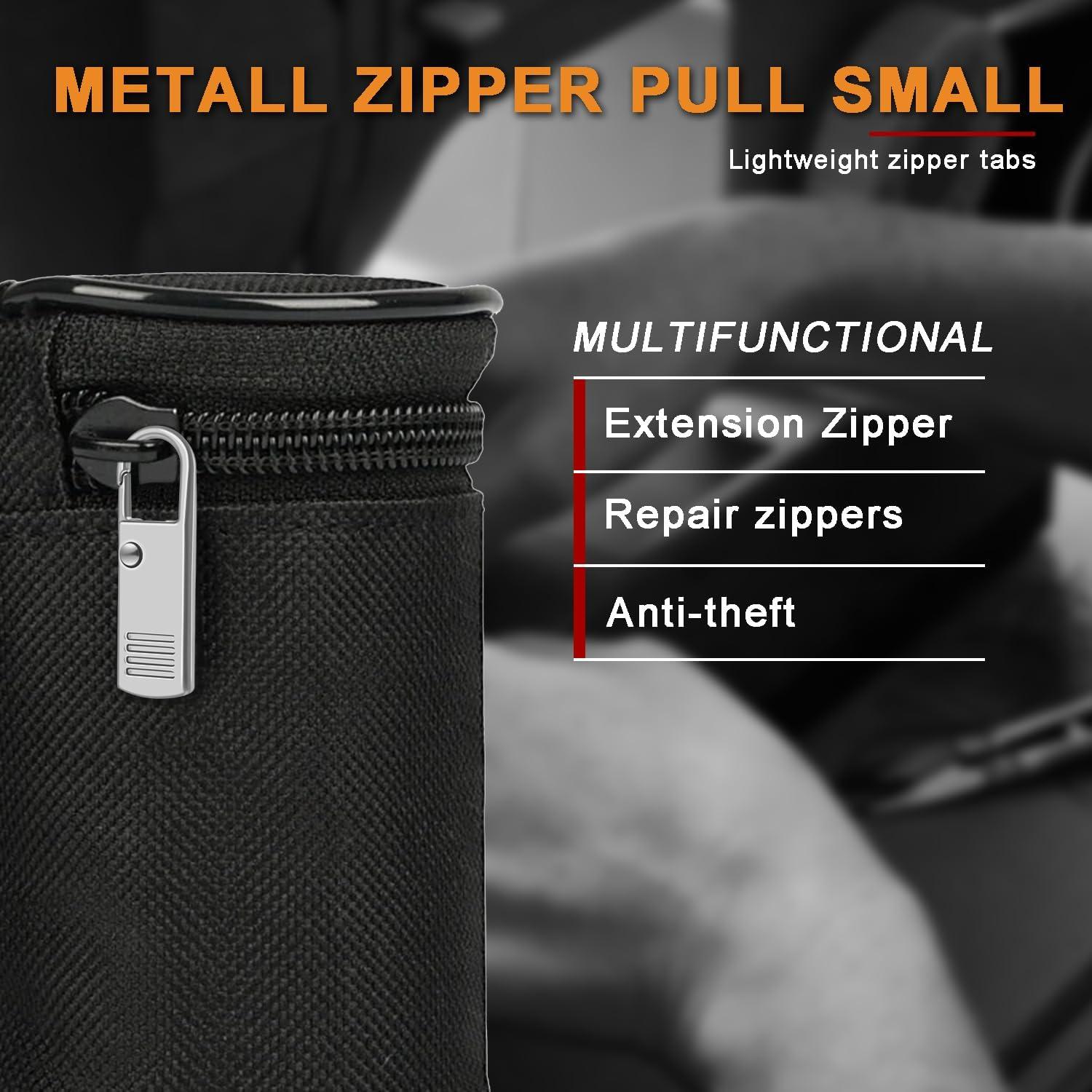 Paquete de 8 tiradores de cremallera metálicos CooBigo