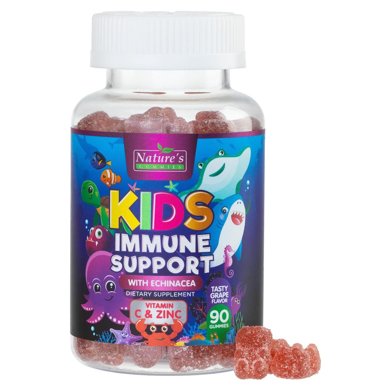 Gominolas Inmunológicas para Niños Nature's Nutrition - 90 Unidades