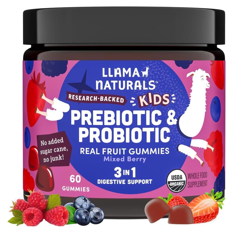 Gominolas Probióticas Llama Naturals Niños 60 Ct Frutos Mixtos