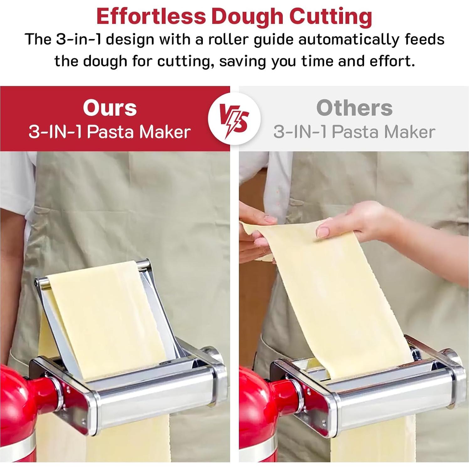 Accesorio para Pasta KitchenAid Cofun C2406 Acero Inoxidable 3 en 1