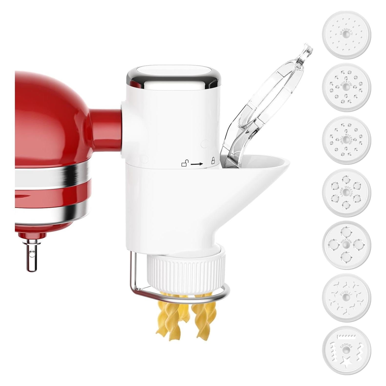 Prensa de Pasta Gourmet Kitchenaid InnoMoon con 7 Placas