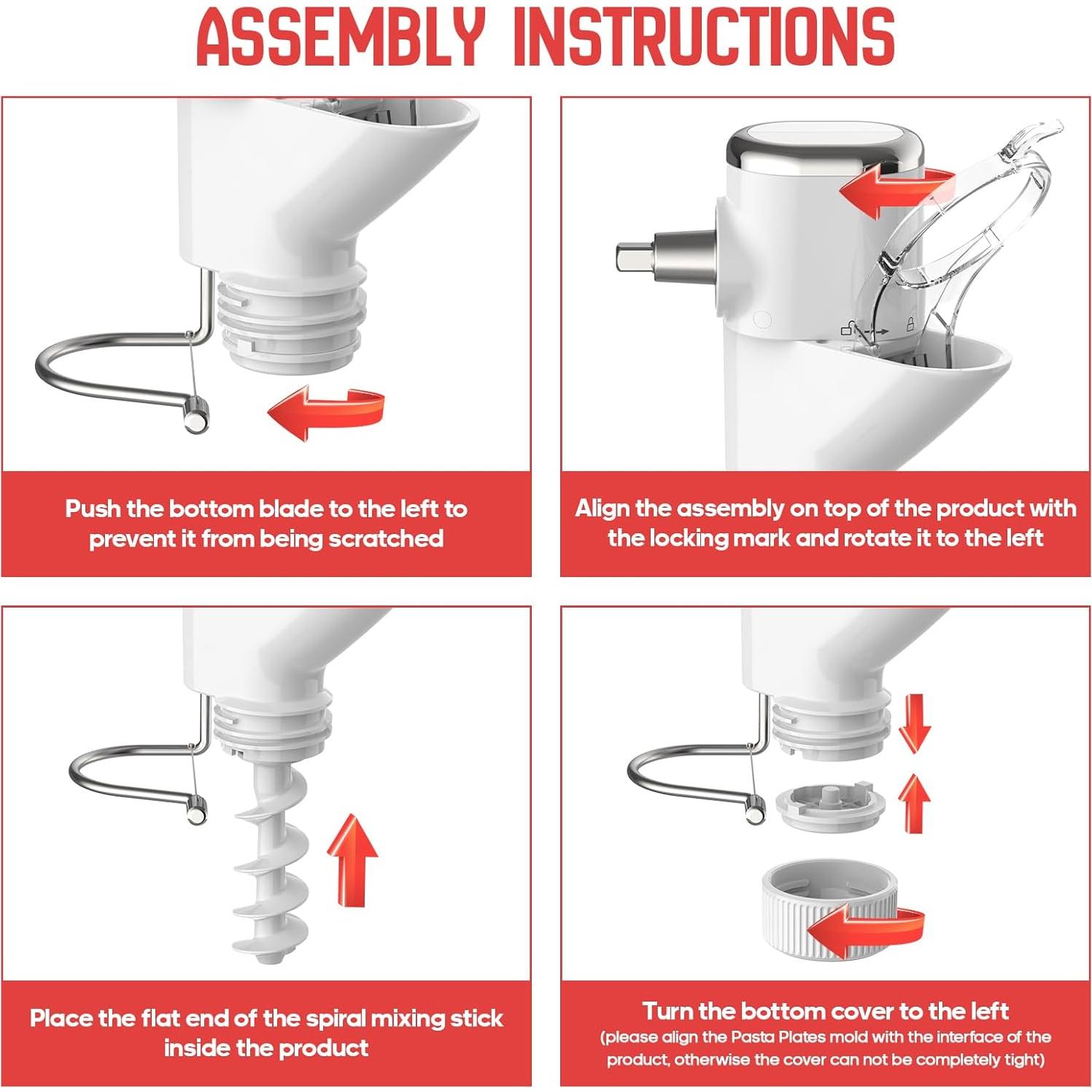 Prensa de Pasta Gourmet Kitchenaid InnoMoon con 7 Placas