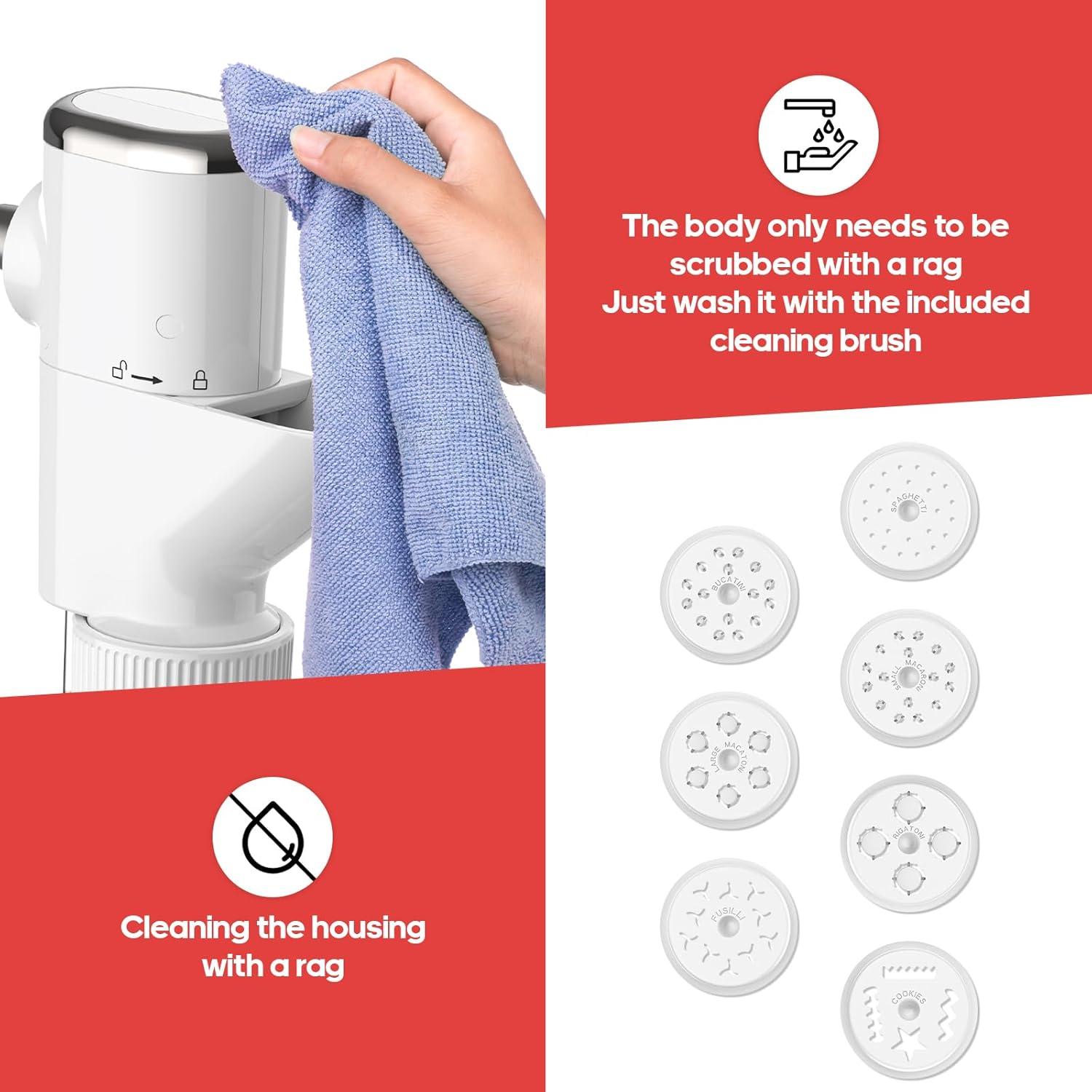 Prensa de Pasta Gourmet Kitchenaid InnoMoon con 7 Placas