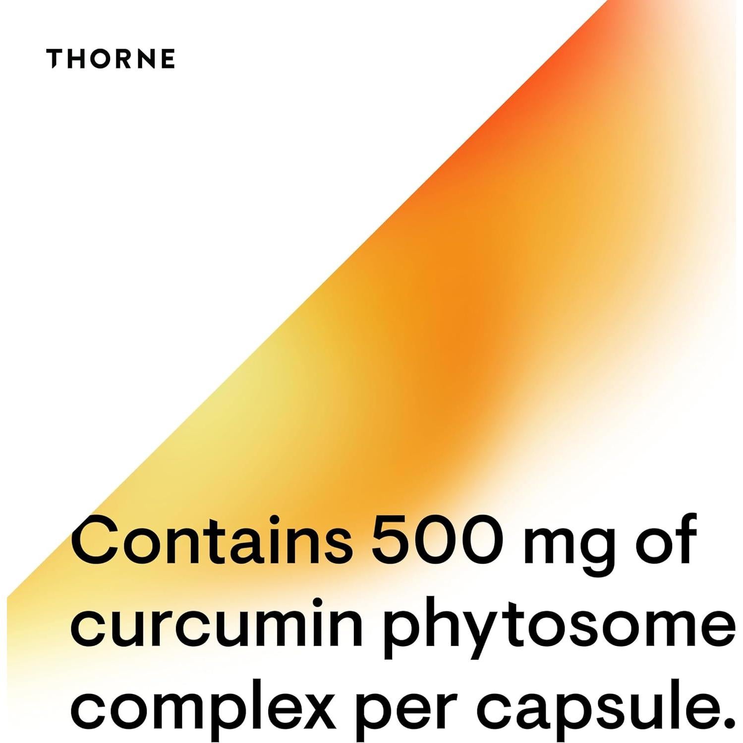 Curcumina Fitósoma Thorne 1000 mg - Alta Absorción 30 Porciones