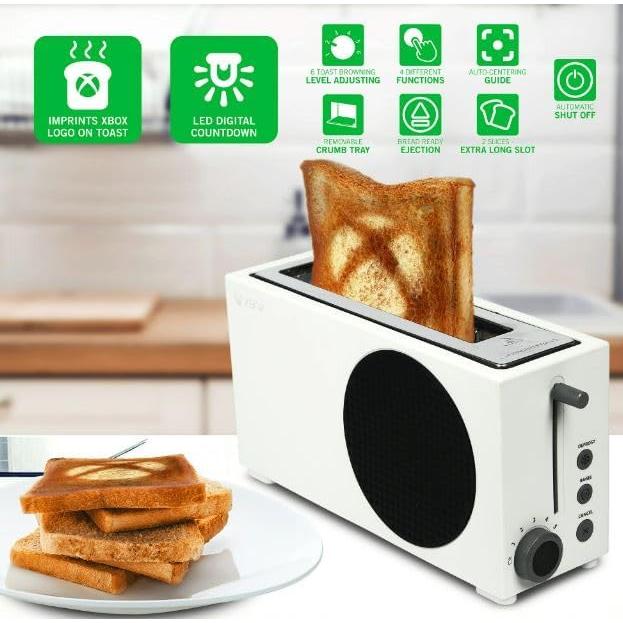 Tostadora Ukonic Xbox Series S, 2 rebanadas, 6 configuraciones