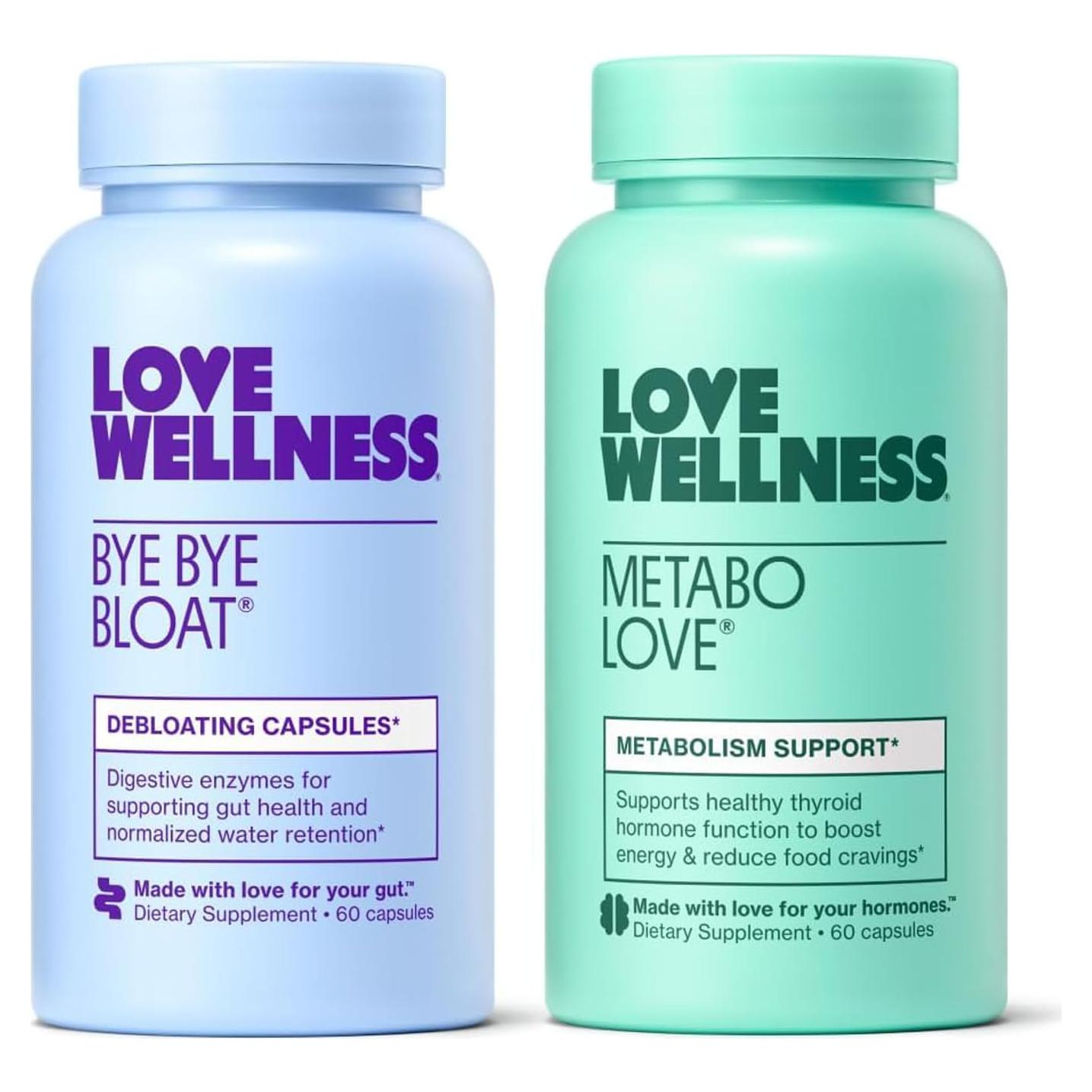 Suplemento Love Wellness Dúo Aumento y Reducción 30 Días