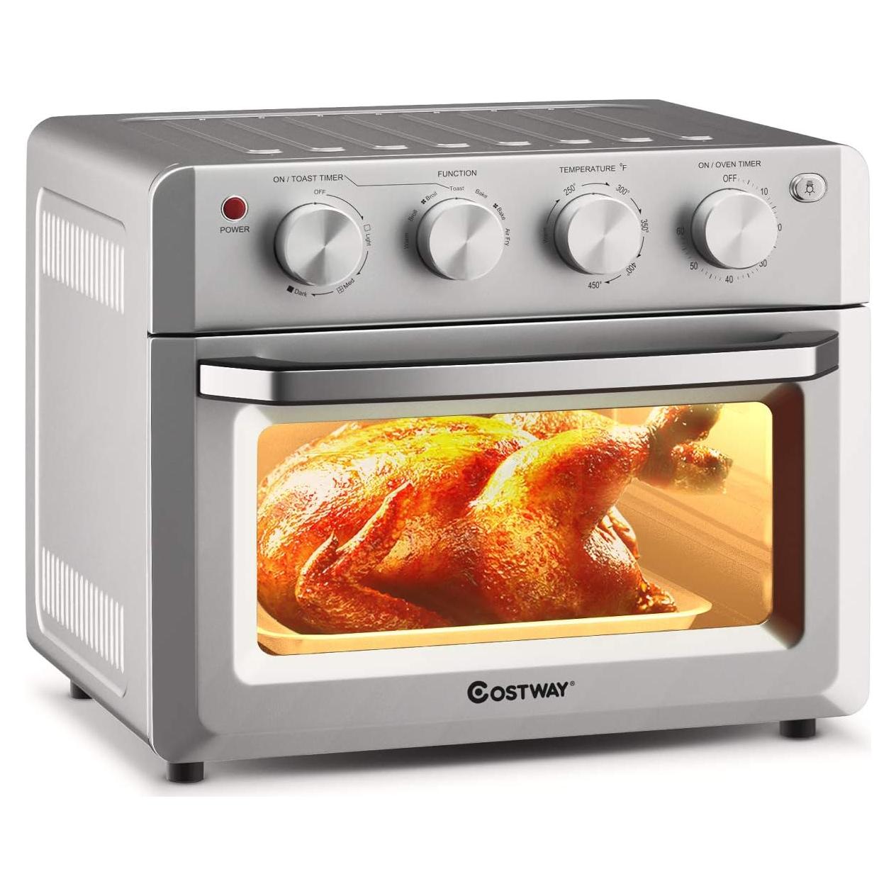 Horno Tostador de Convección 7-en-1 COSTWAY TO5712A 1550W