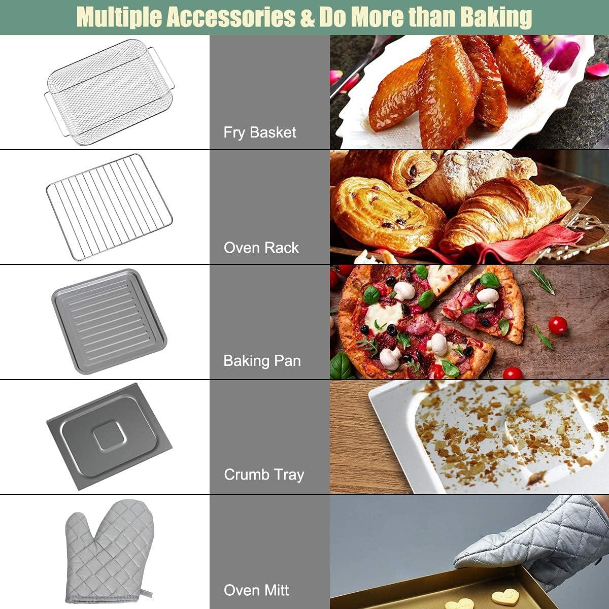 Horno Tostador de Convección 7-en-1 COSTWAY TO5712A 1550W