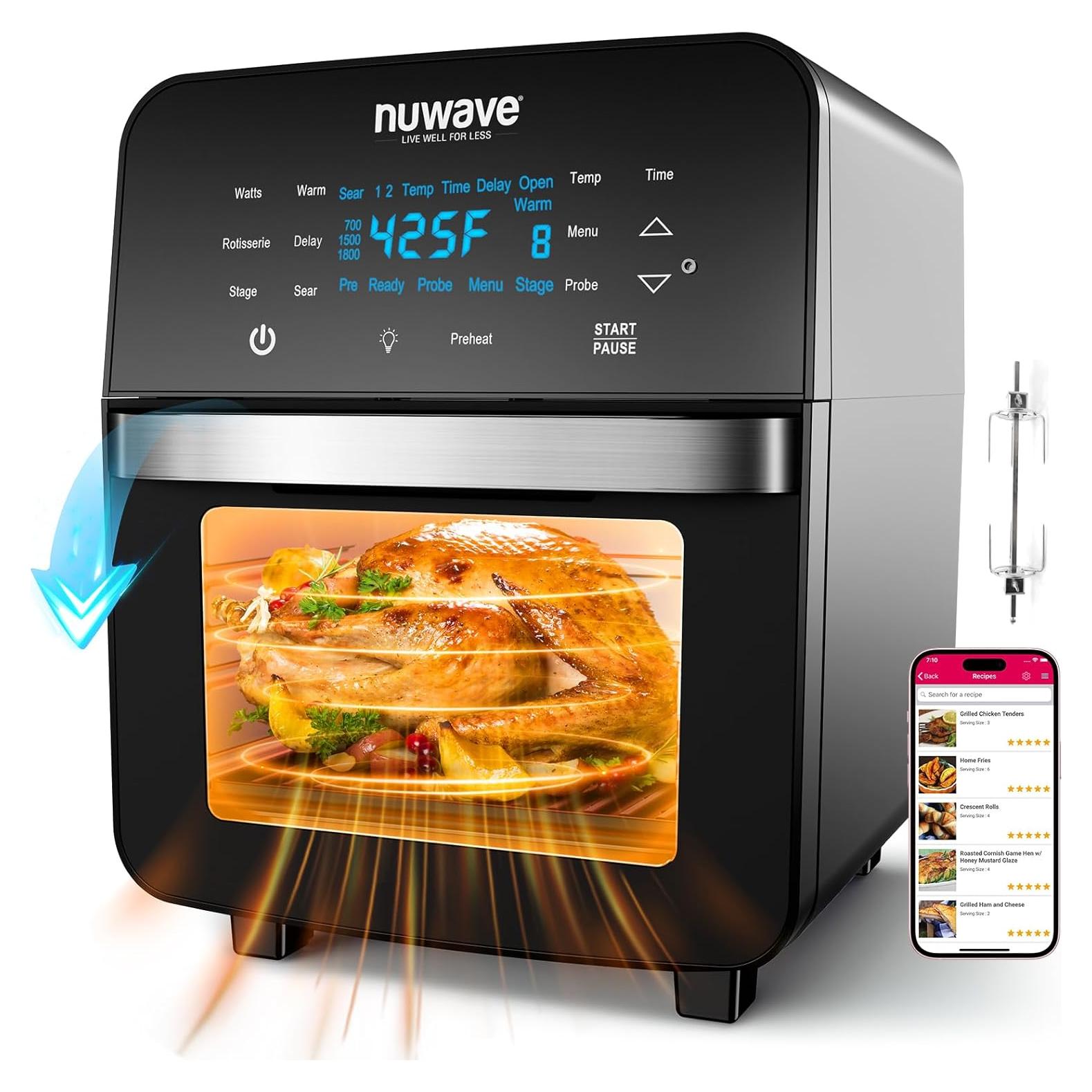 Horno Tostador de Aire Nuwave Brio 15.5QT 1800W 2024