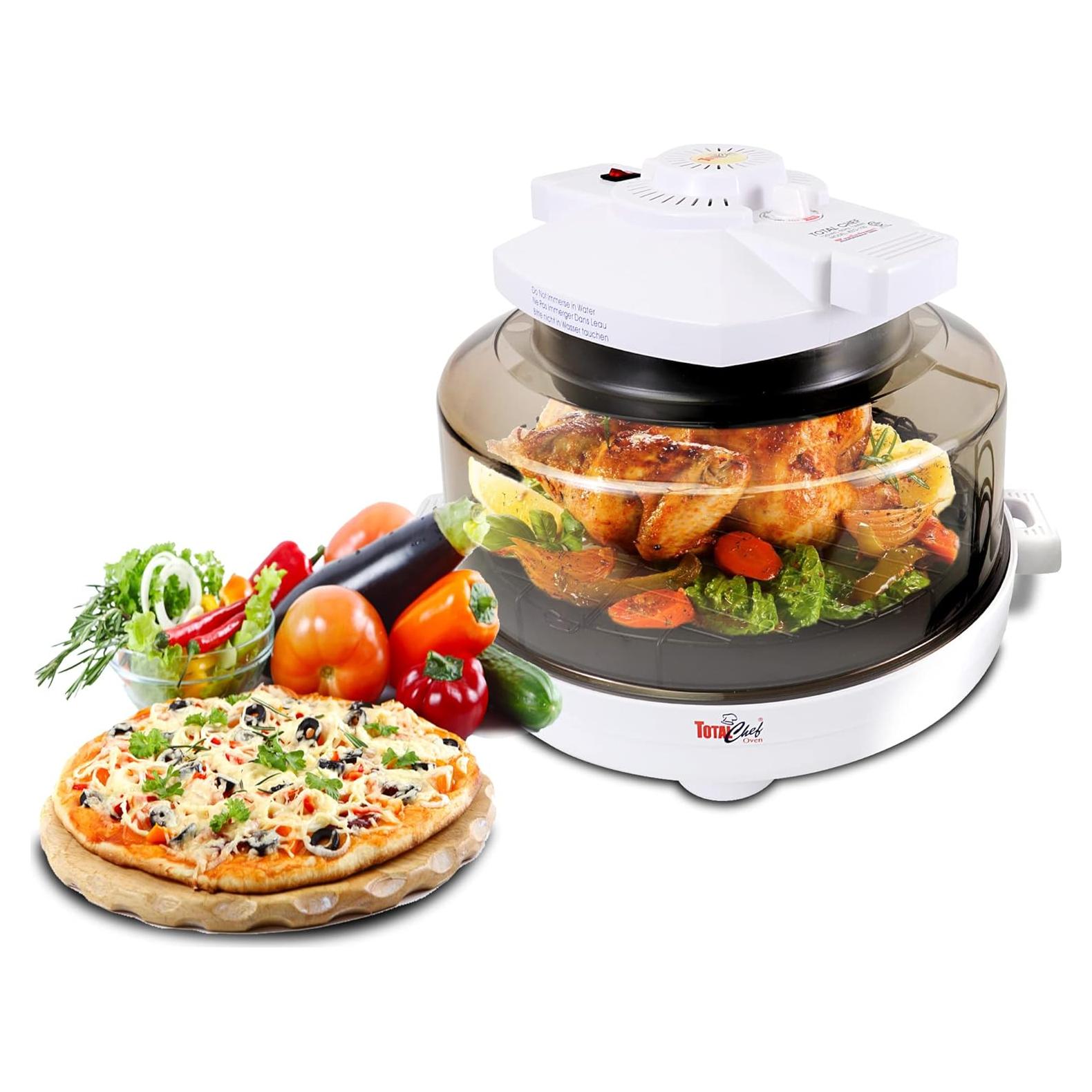 Horno Infrarrojo Total Chef 6L con Convección 1300W Blanco