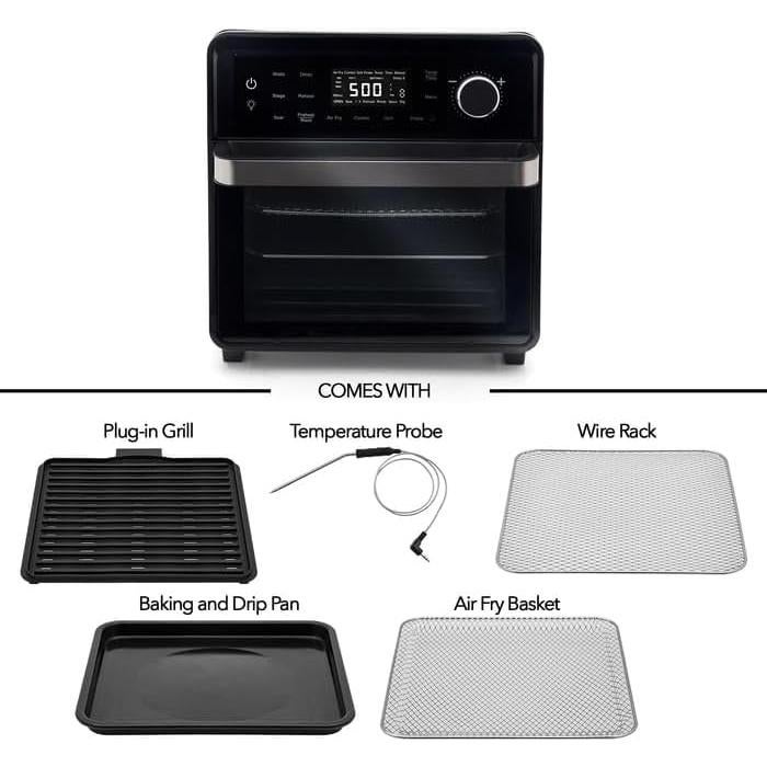 Horno de Aire Nuwave Pro-Smart 15.5QT Acero Inoxidable 288°C