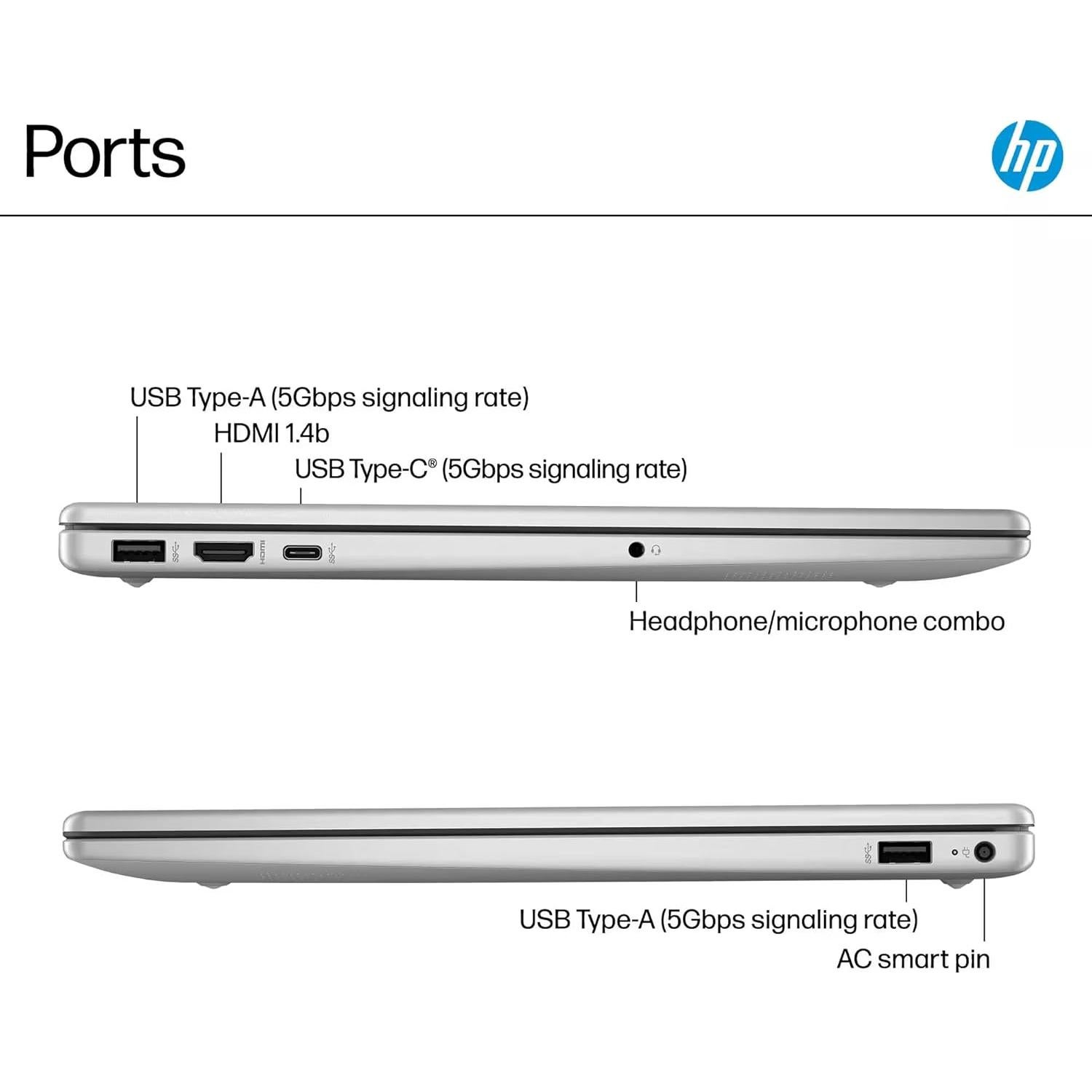 HP Computadora Portátil Táctil 15.6" i3-1215U 16GB RAM 512GB SSD