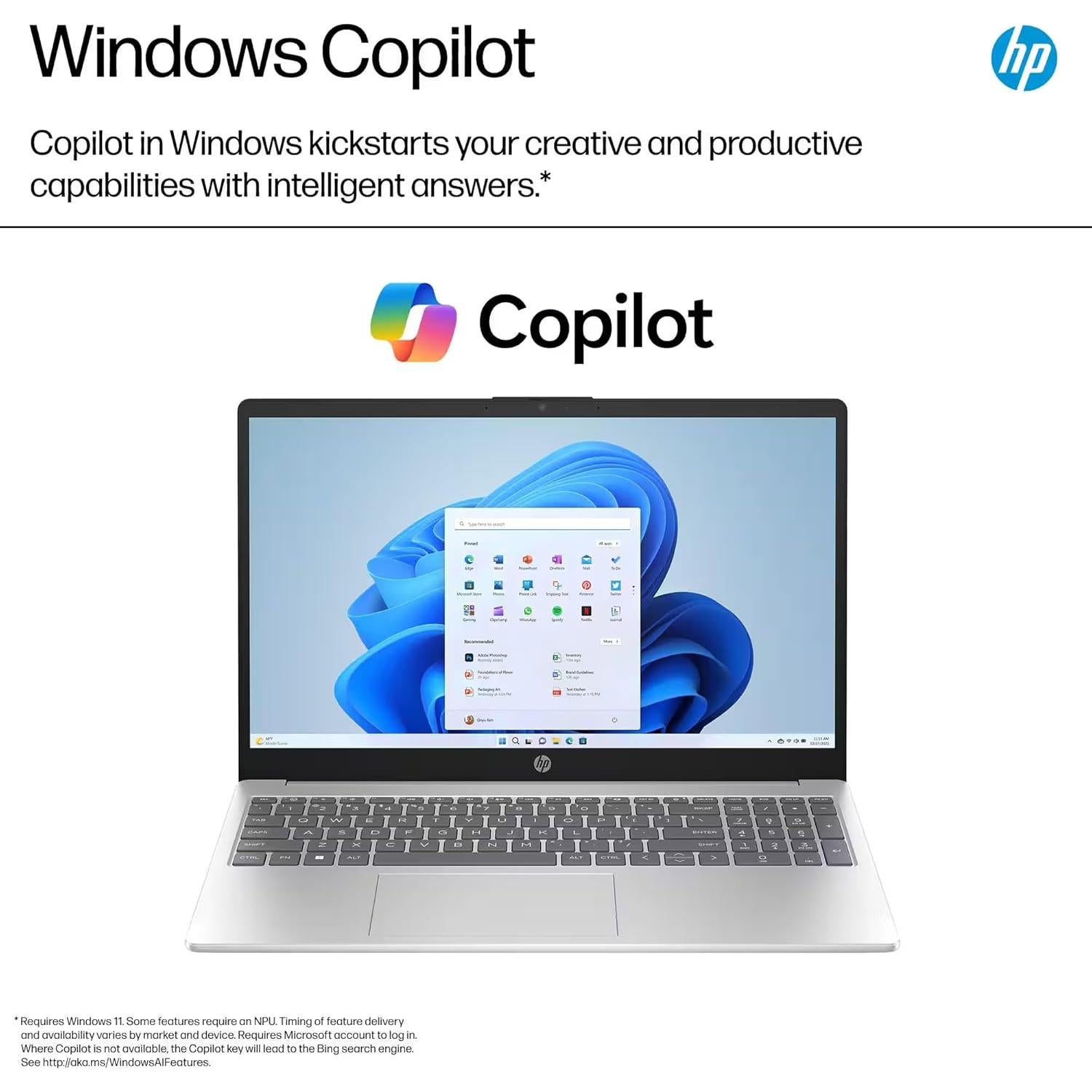 HP Computadora Portátil Táctil 15.6" i3-1215U 16GB RAM 512GB SSD