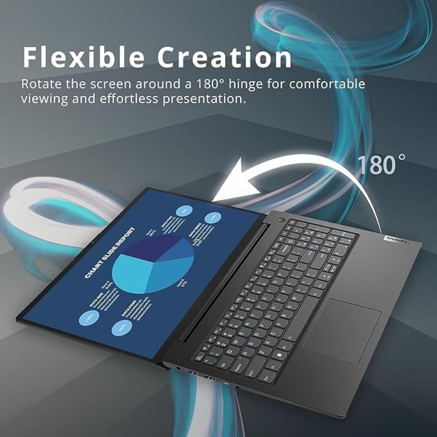 Laptop Lenovo V15 - Intel Celeron N5100, 16GB RAM, 256GB SSD, 15.6 FHD