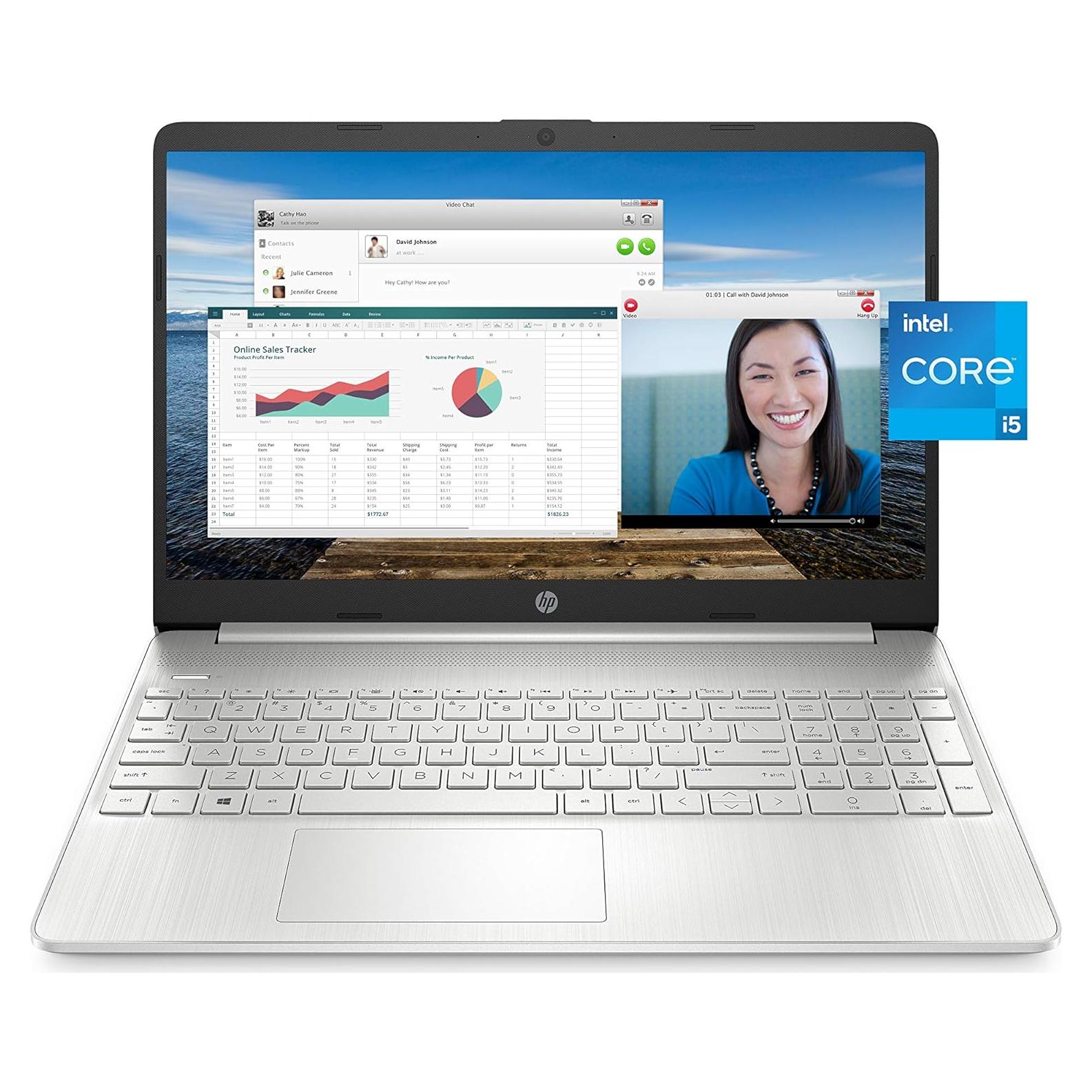 Laptop HP 15 - Intel Core i5, 8GB RAM, 256GB SSD, 15.6" FHD