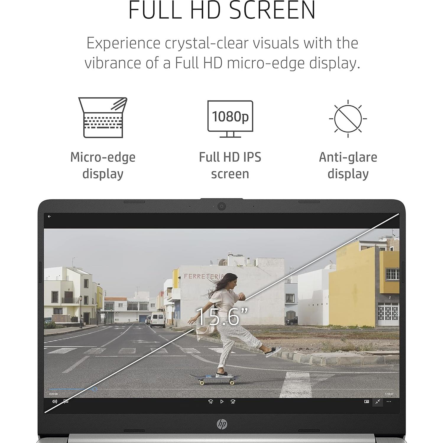 Laptop HP 15 - Intel Core i5, 8GB RAM, 256GB SSD, 15.6" FHD