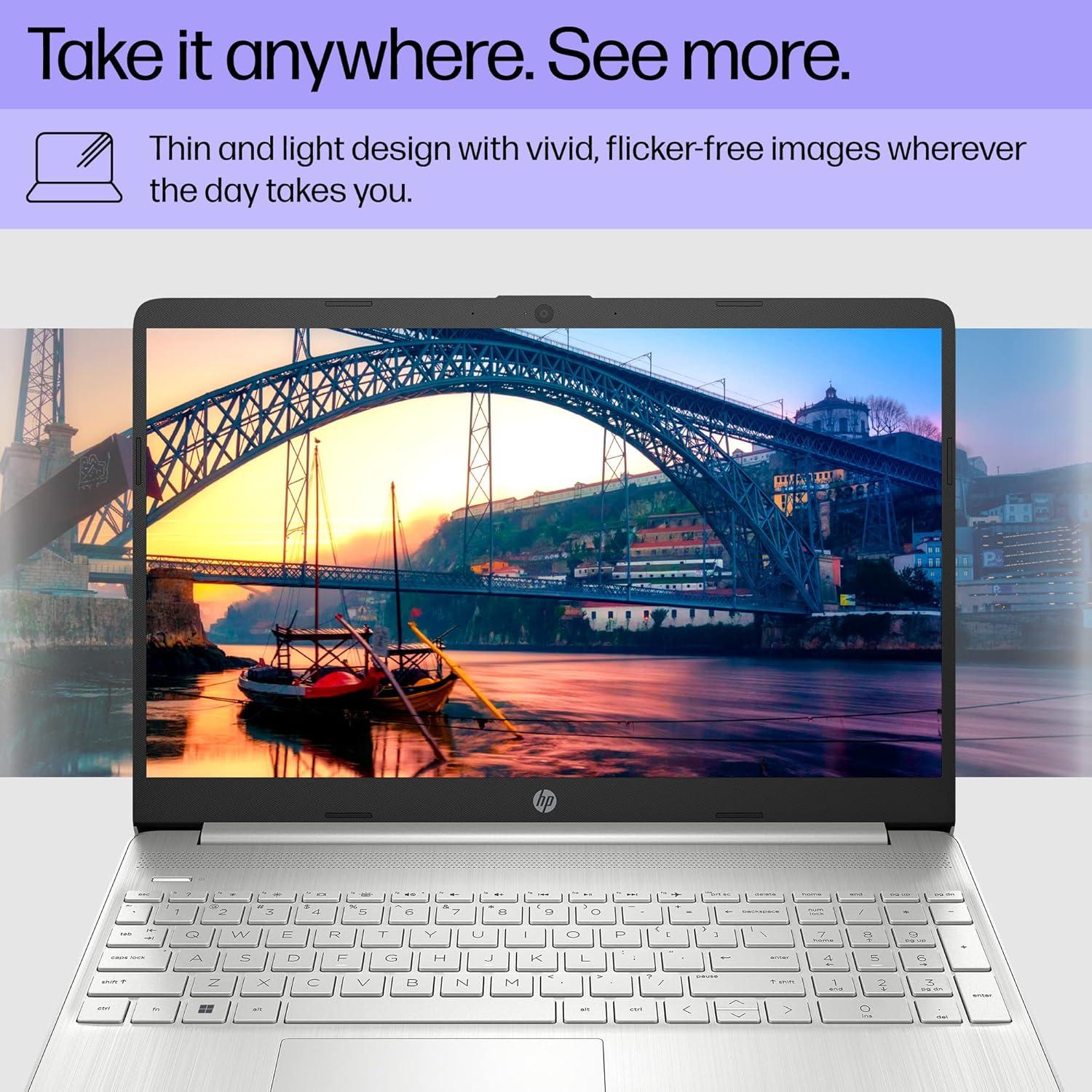 Laptop HP 15.6" FHD Intel Core i5 16GB RAM 512GB SSD Plata