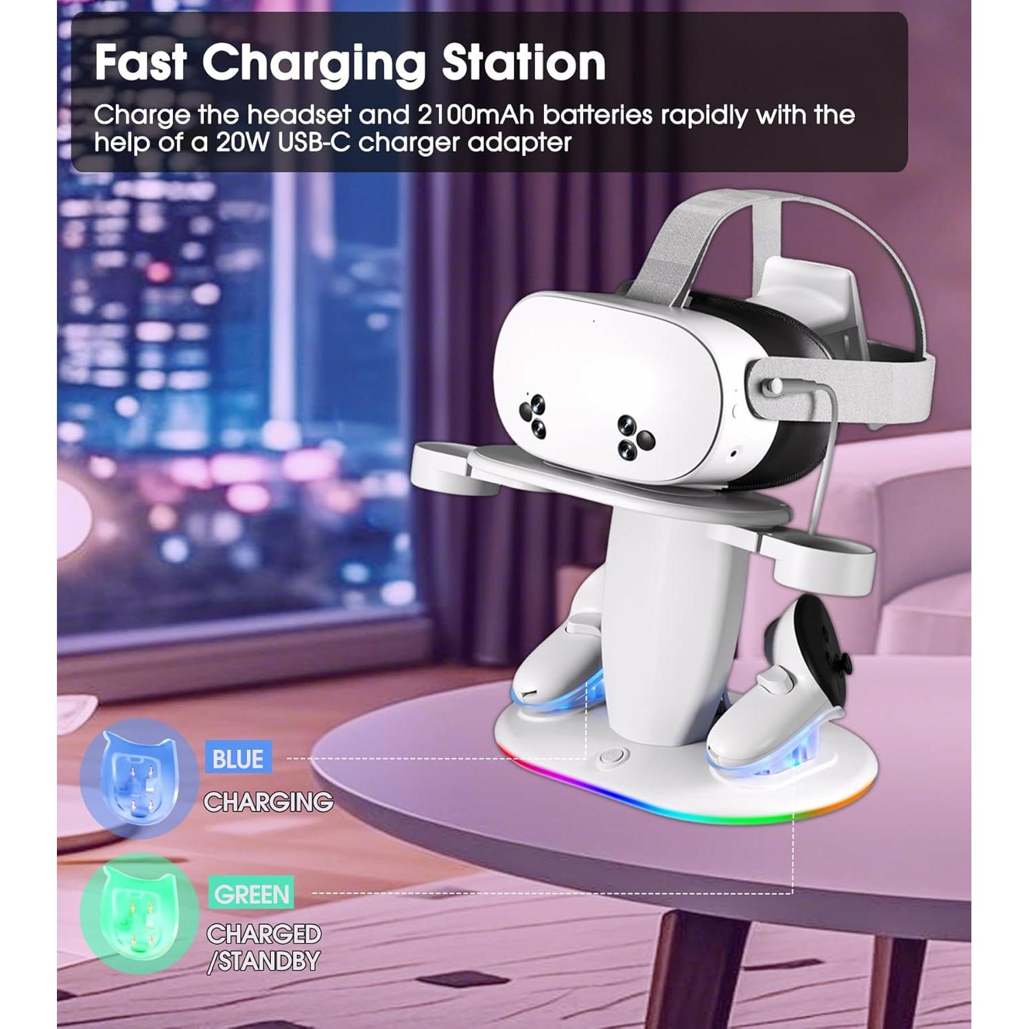 Base de Carga Rápida para Meta Quest 2/3/3S - Shenzhen