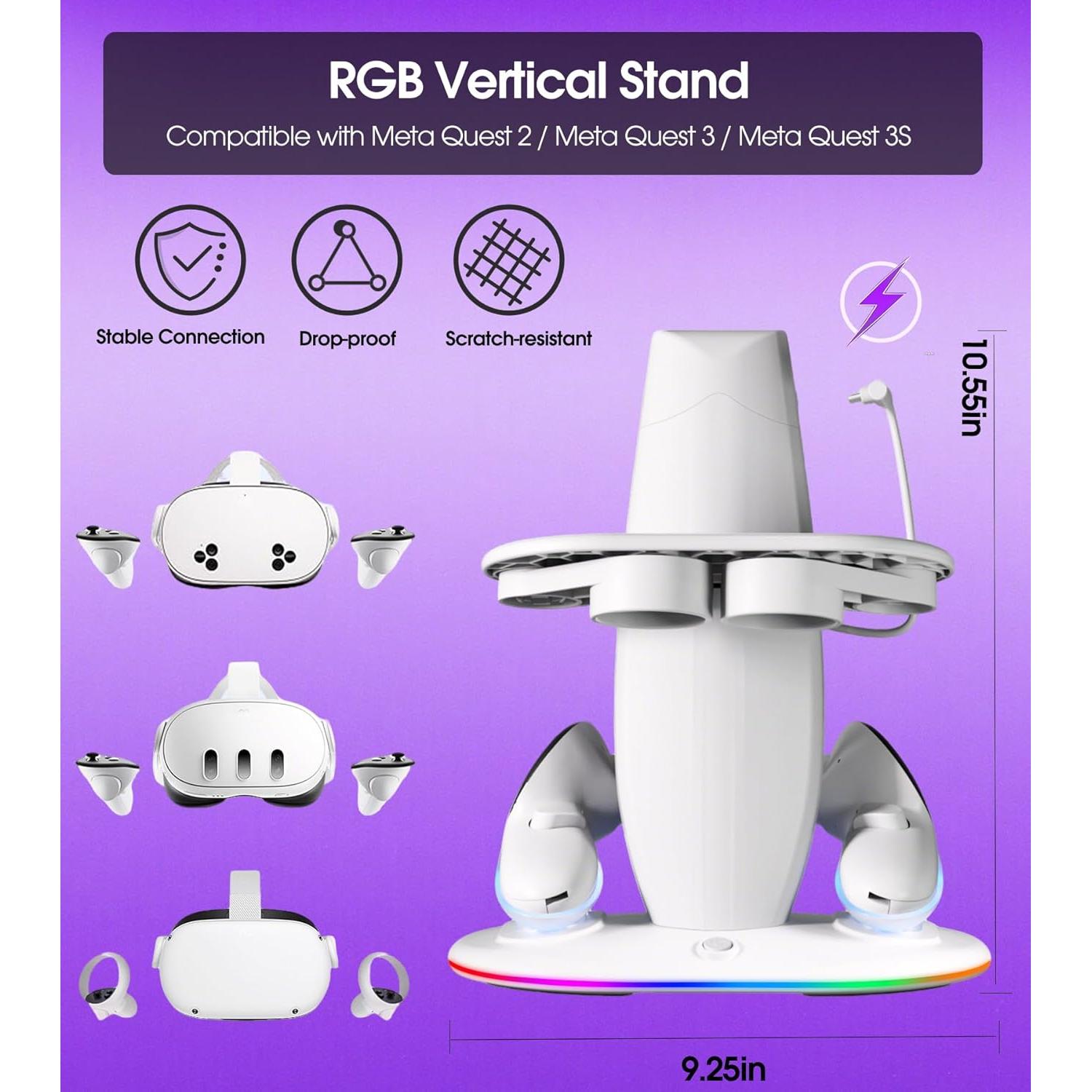 Base de Carga Rápida para Meta Quest 2/3/3S - Shenzhen