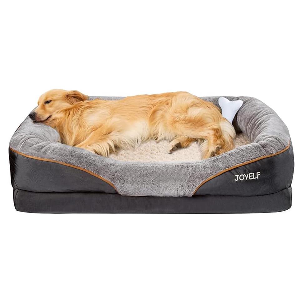 Cama Ortopédica para Perros JOYELF XL de Espuma Viscoelástica