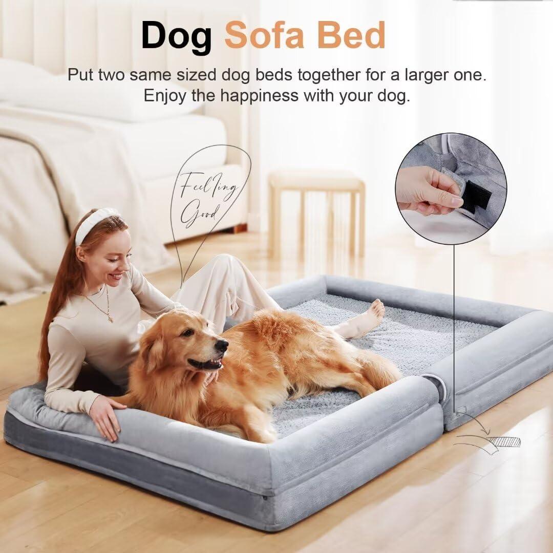 Cama Ortopédica para Perros Grandes Nanuya XL Impermeable