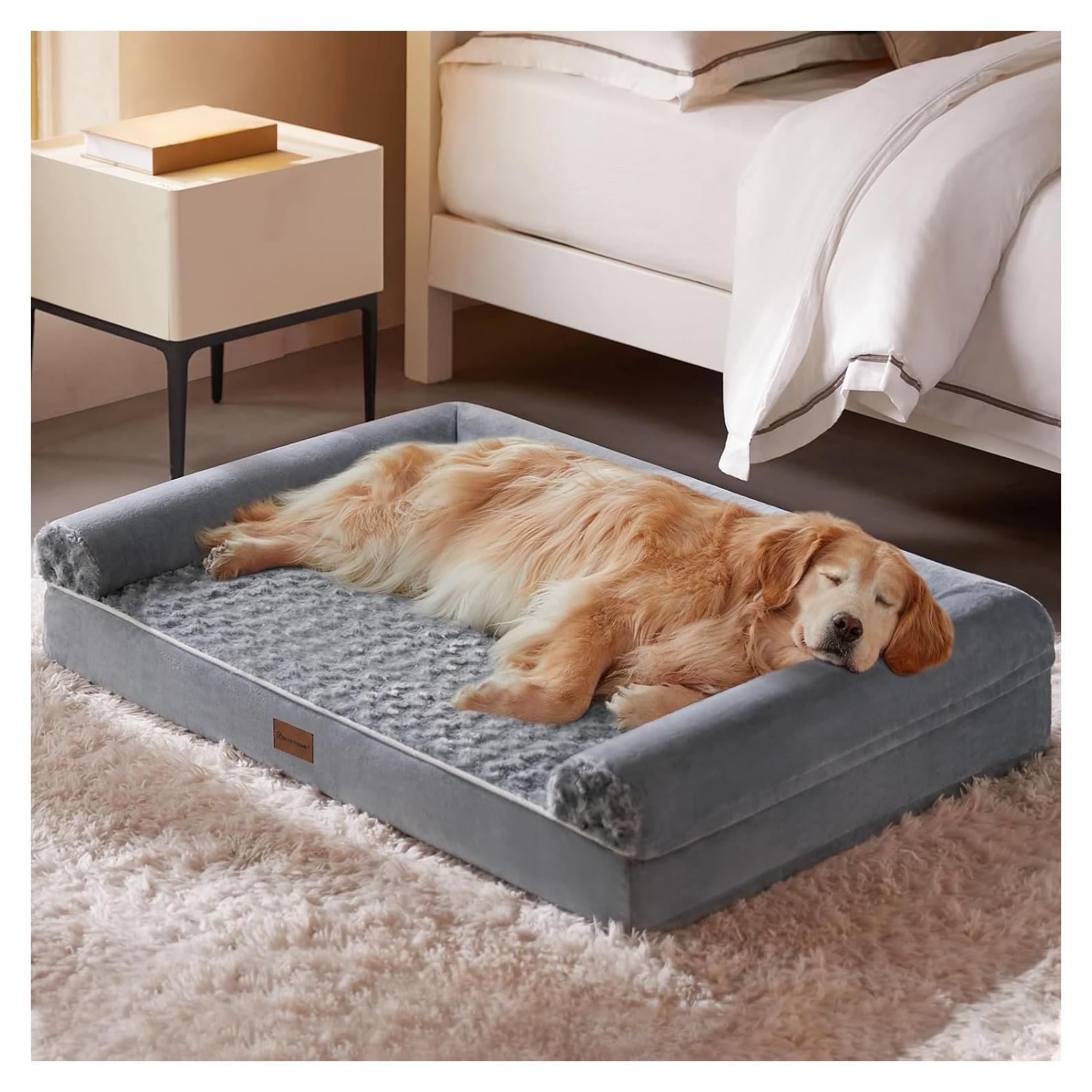 Cama Ortopédica para Perros Grandes BFPETHOME Impermeable