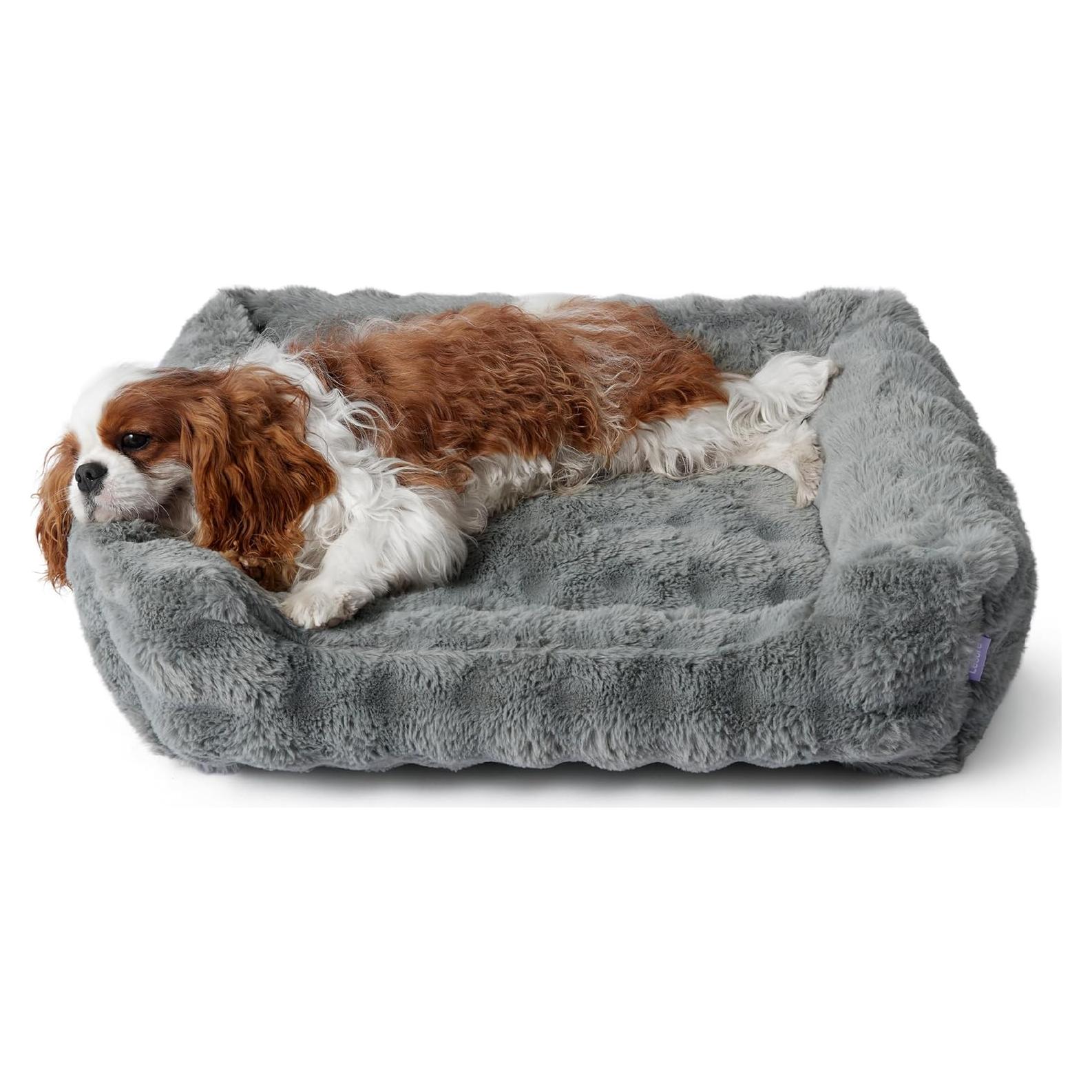Cama Ortopédica para Perros Fluffy Lesure 76.2x61 cm Gris
