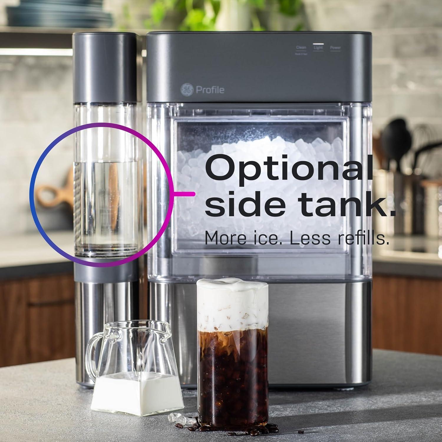 Máquina de Hielo GE Profile Opal 2.0 Acero Inoxidable 17,24 kg