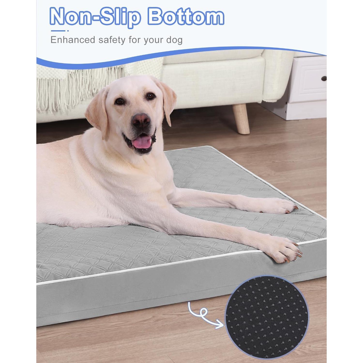 Cama Ortopédica para Perros KSIIA XL Impermeable 104x69cm