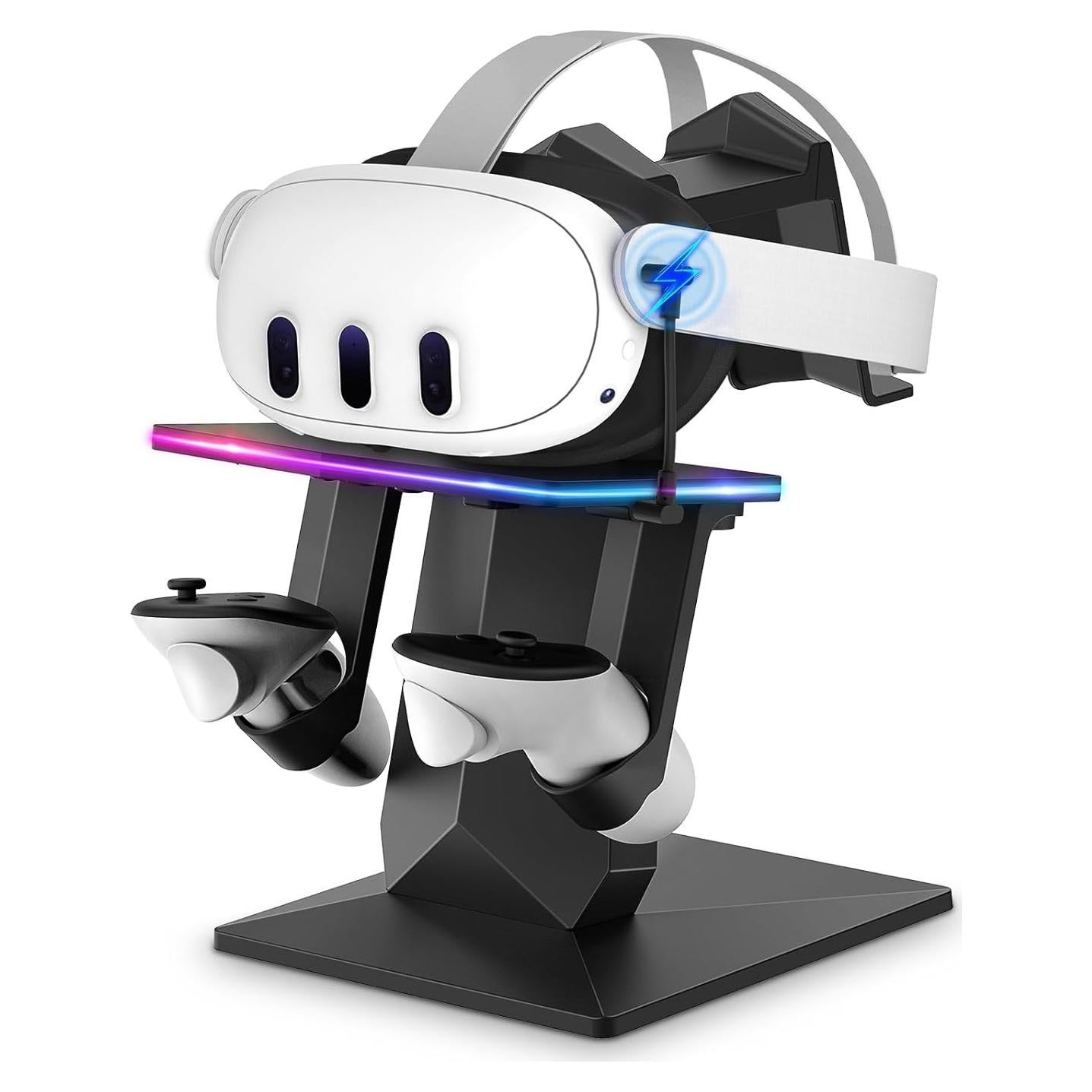 Base de Carga RGB Bioherm para Meta Quest 2/3/3S/Pro