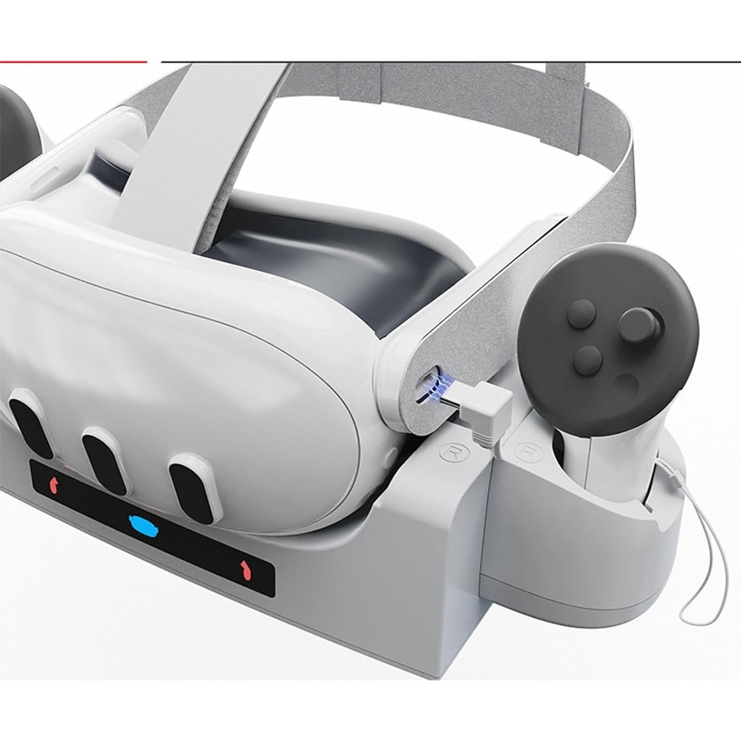 Estación de Carga Montada en Pared NUHFUFA para Quest 3