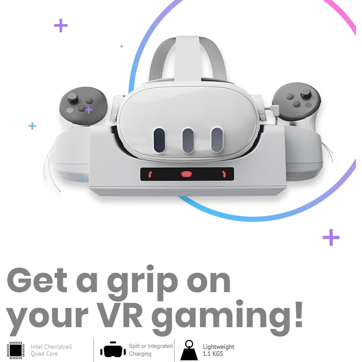 Estación de Carga Montada en Pared NUHFUFA para Quest 3